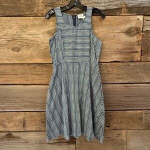NWT MATA Traders striped sleeveless dress, Navy, small